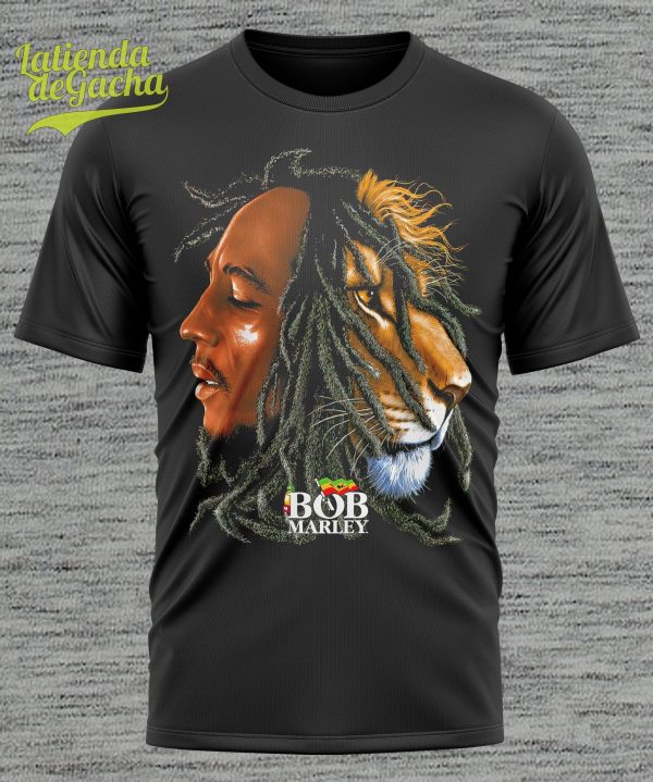 CAMISETA BOB MARLEY CON LEON