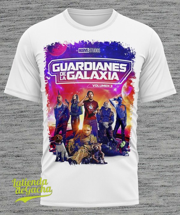 camiseta guardianes de la galaxia