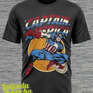camiseta vintage de capitan america